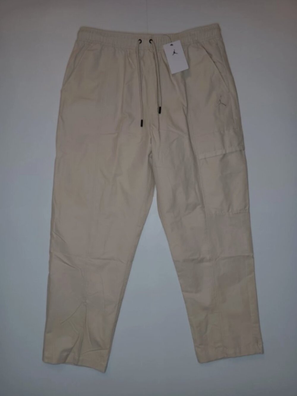 Nike Air Jordan Essentials Premium Woven Pants Khaki Size Large - Picture 1 of 12